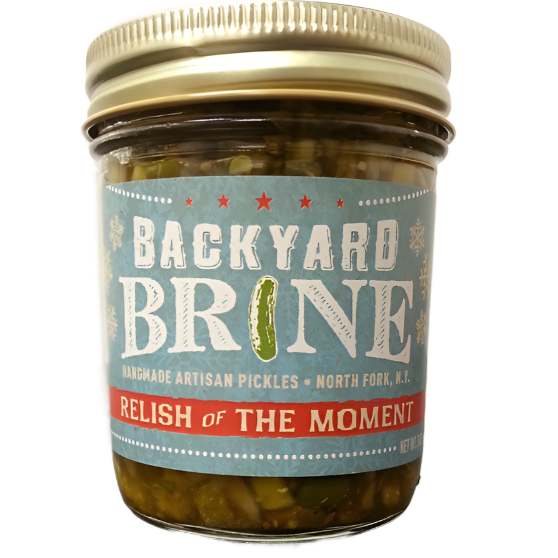 Relish of the Moment, Winter Edition, 8 oz Jar, 6-Pack - Backyard Brine Pickles Condiments and Gourmet Products