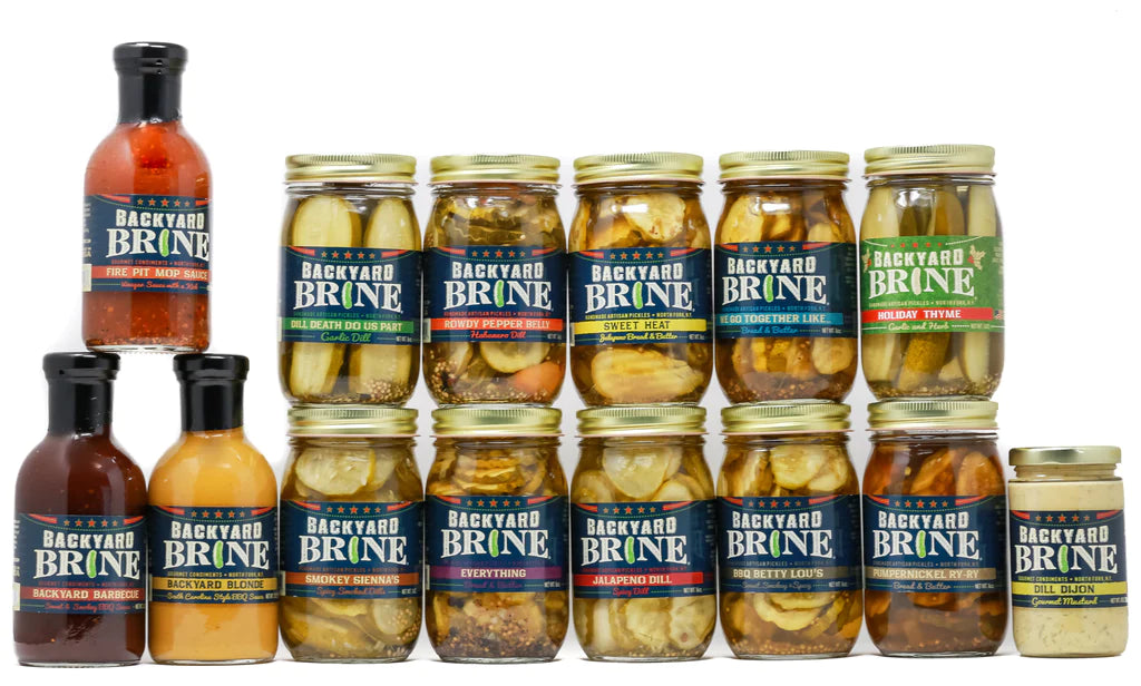 You Choose - Custom Party Pack (6-Pack) - Backyard Brine Pickles Condiments and Gourmet Products
