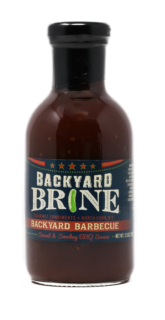 Backyard Barbecue Sweet And Smokey BBQ Sauce, 13.5 oz Jar, 6-Pack - Backyard Brine Pickles Condiments and Gourmet Products