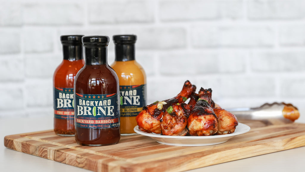 Backyard Brine - Fire Pit Mop Sauce Vinegar Sauce with a Kick, 13.5 oz Jar, 6-Pack - Backyard Brine Pickles Condiments and Gourmet Products