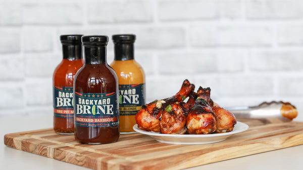 Backyard Brine - Fire Pit Mop Sauce Vinegar Sauce with a Kick, 13.5 oz Jar, 6-Pack - Backyard Brine Pickles Condiments and Gourmet Products